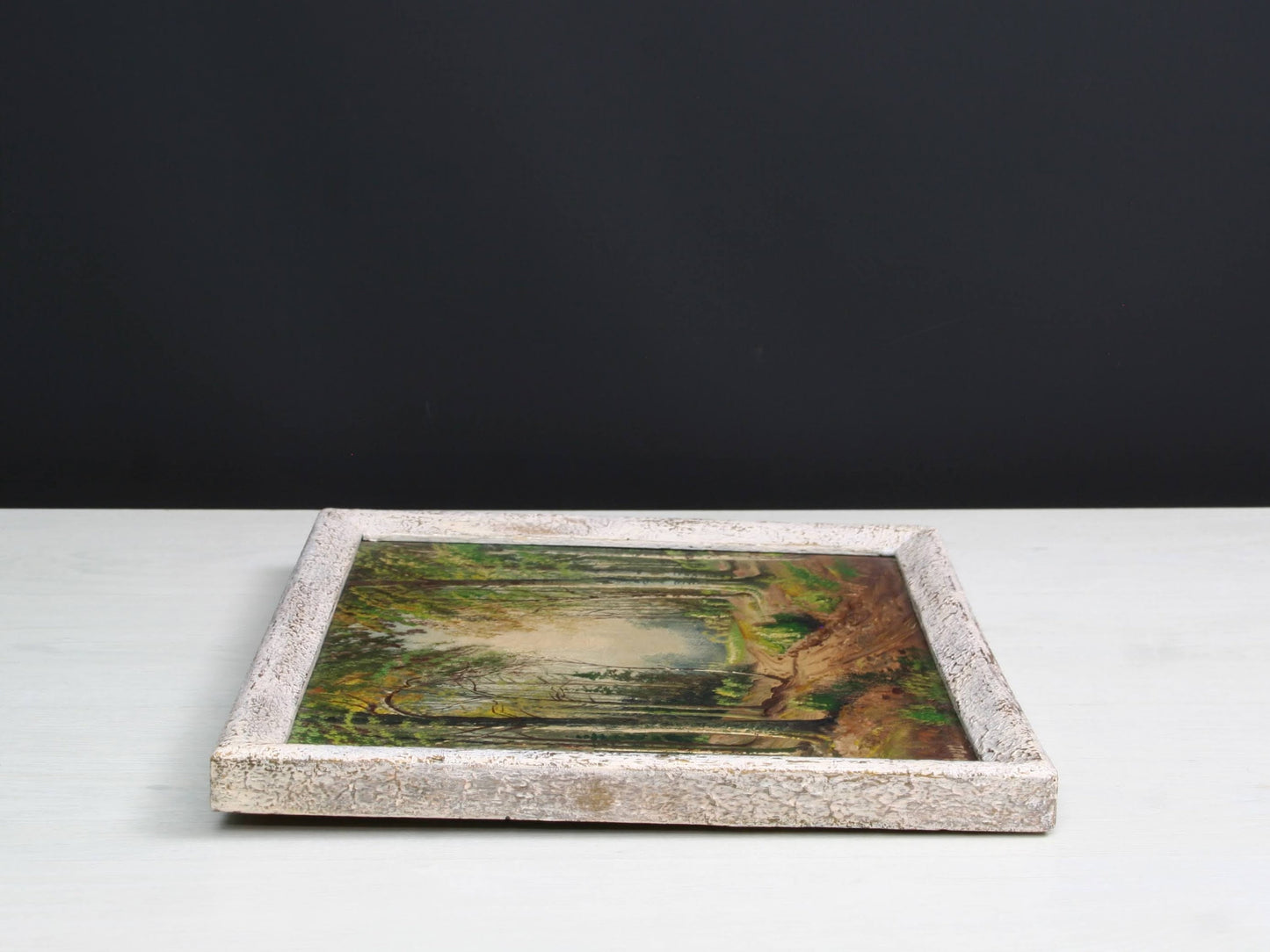 German Art Forest Painting by Otto Schwarz | Original Artwork Paintings On Wood | Oil Paintings, Nature Paintings & Vintage Painting Deals