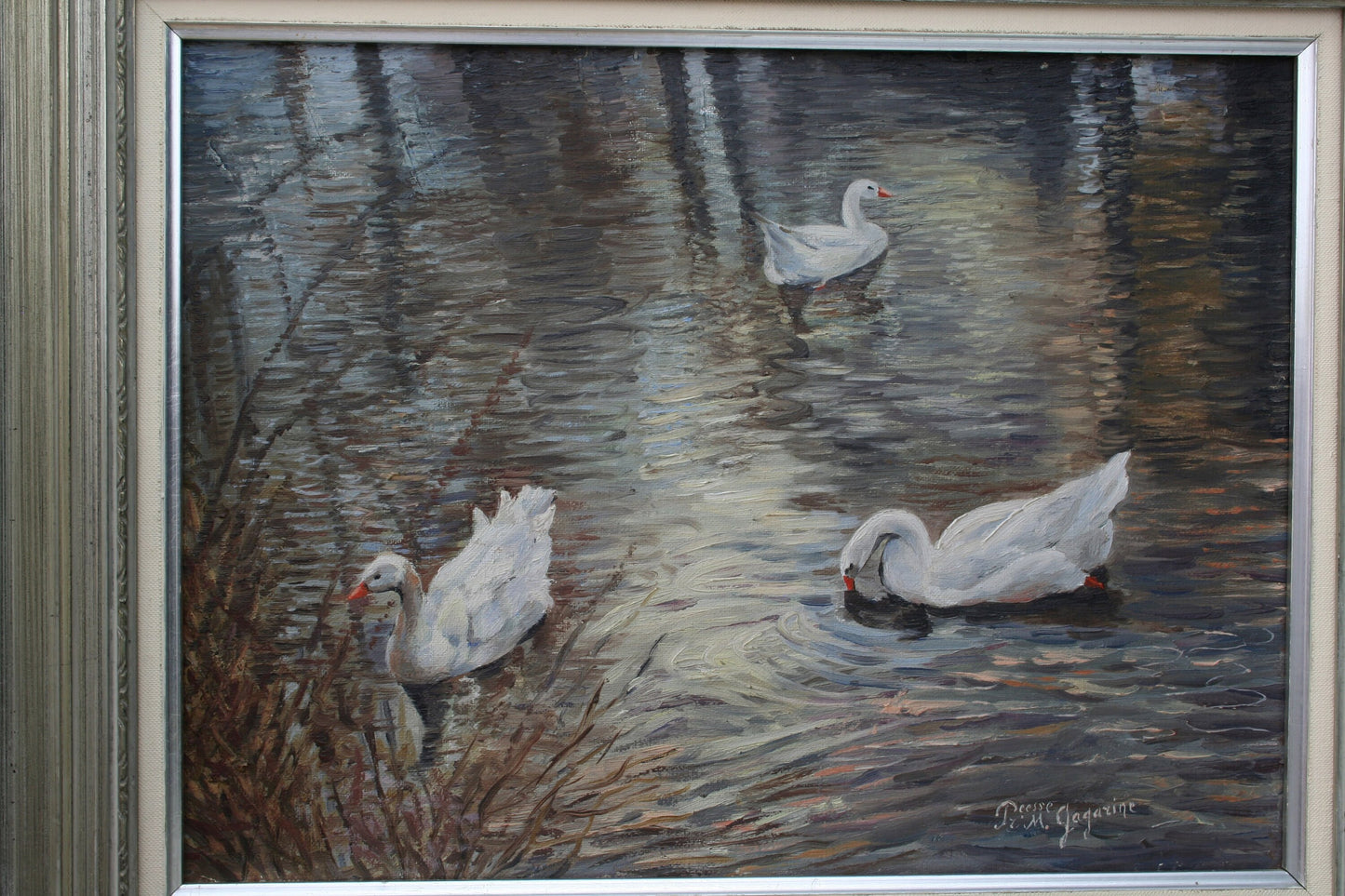 European Art, Vintage Oil Painting for Wall Decor | Mid Century Art, Paintings on Canvas