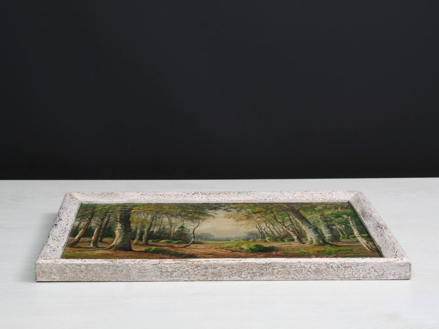 German Art Forest Painting by Otto Schwarz | Original Artwork Paintings On Wood | Oil Paintings, Nature Paintings & Vintage Painting Deals
