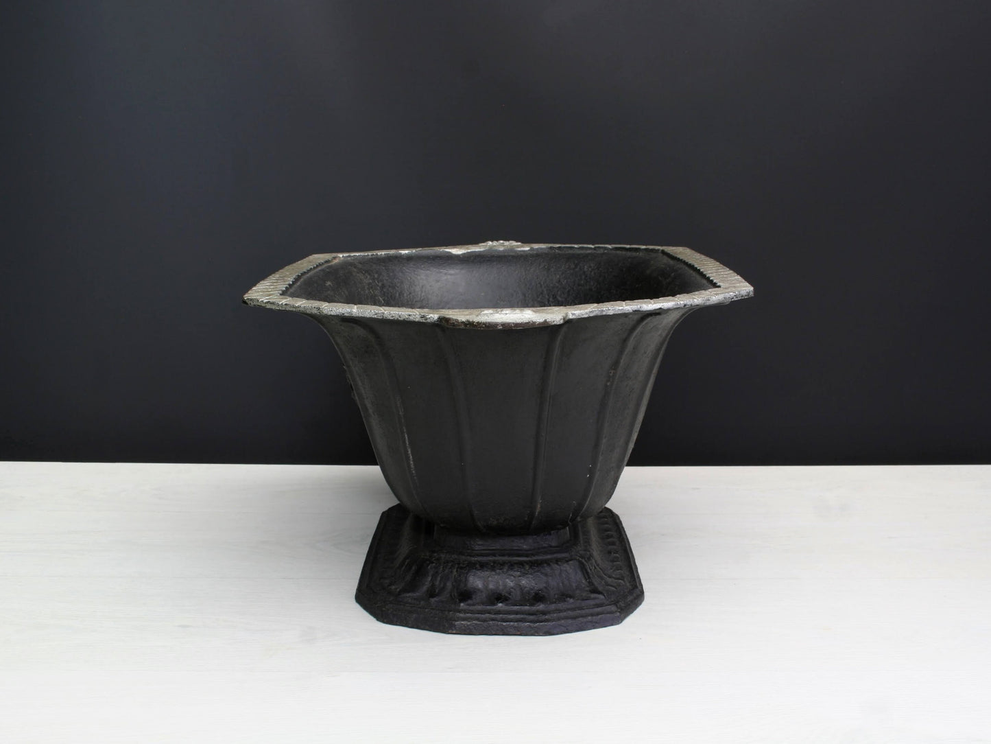Cast Iron Coal Scuttle | Fireplace Decor Ash Bucket | Antique Iron Fireplace Tools | Unique Gifts, Mantel Decor & Farmhouse Decor