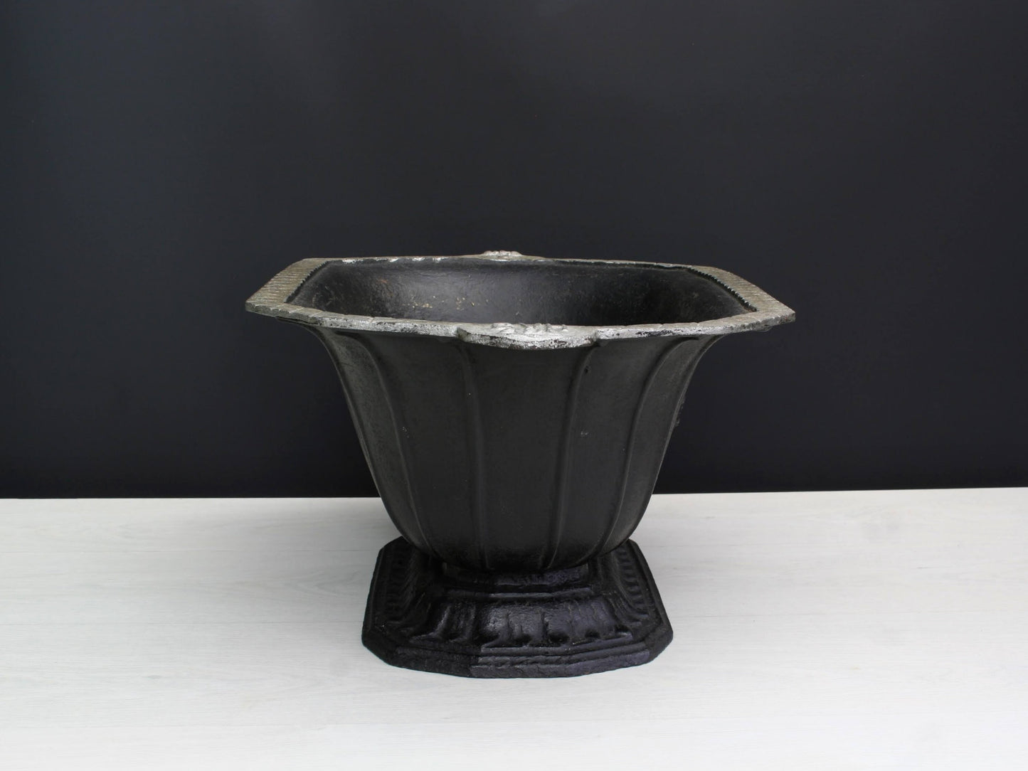 Cast Iron Coal Scuttle | Fireplace Decor Ash Bucket | Antique Iron Fireplace Tools | Unique Gifts, Mantel Decor & Farmhouse Decor