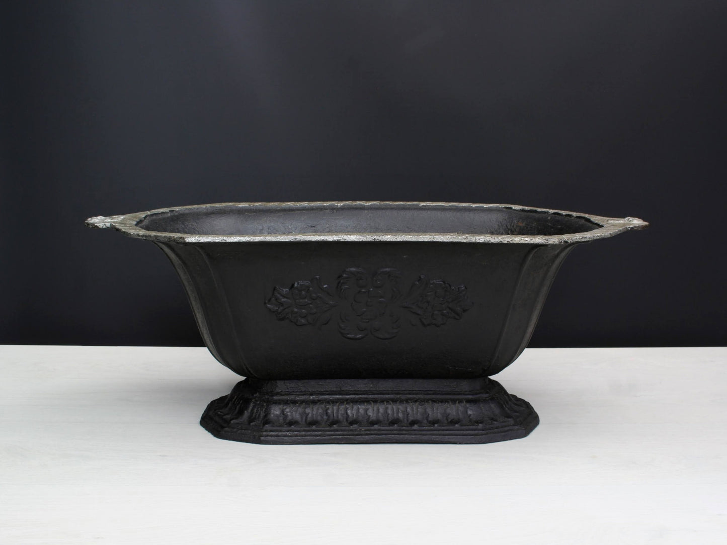 Cast Iron Coal Scuttle | Fireplace Decor Ash Bucket | Antique Iron Fireplace Tools | Unique Gifts, Mantel Decor & Farmhouse Decor