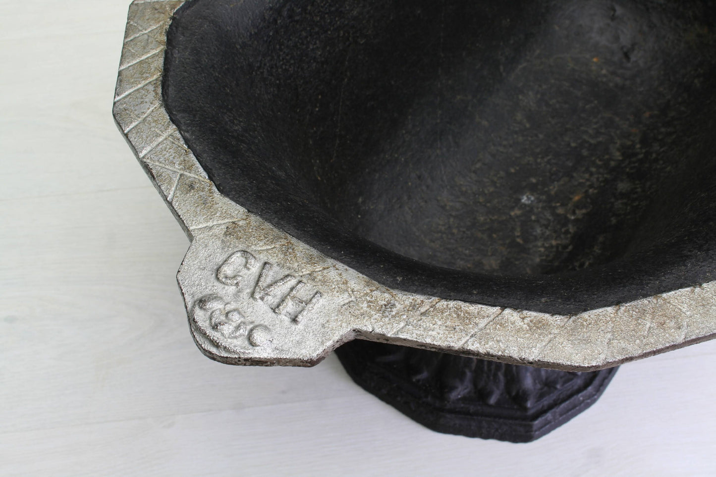 Cast Iron Coal Scuttle | Fireplace Decor Ash Bucket | Antique Iron Fireplace Tools | Unique Gifts, Mantel Decor & Farmhouse Decor