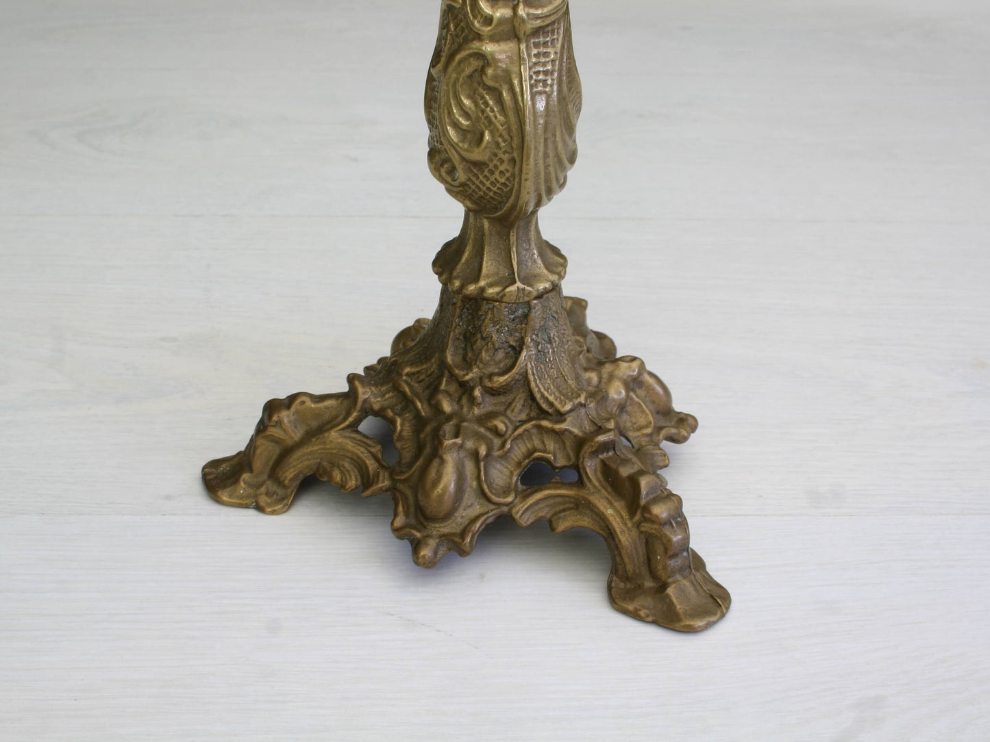 Brass Candelabra , Candle Stick Holder | French Decor ,Brass Candle Holder | Vintage Home Decor , Church Candle Holder