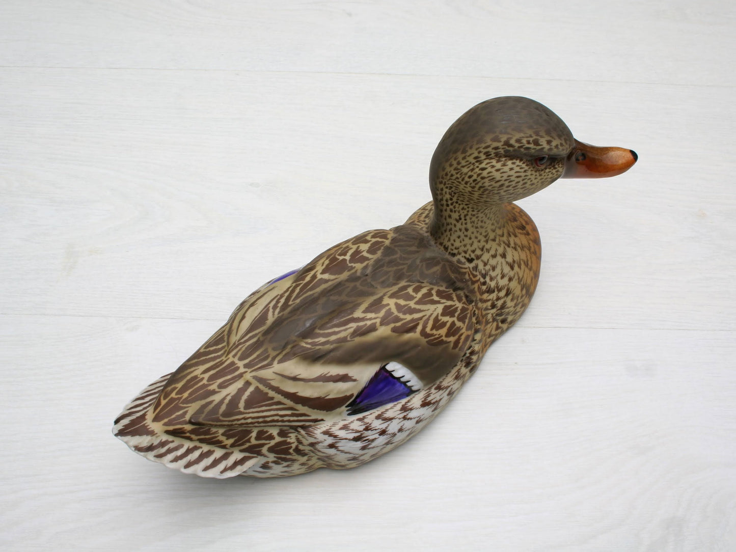 Stunning Lifelike Mallard Bird Sculpture | Vintage Decorative Bird Figurines | Shelf Decor, Console Table Decor & Unique Gifts
