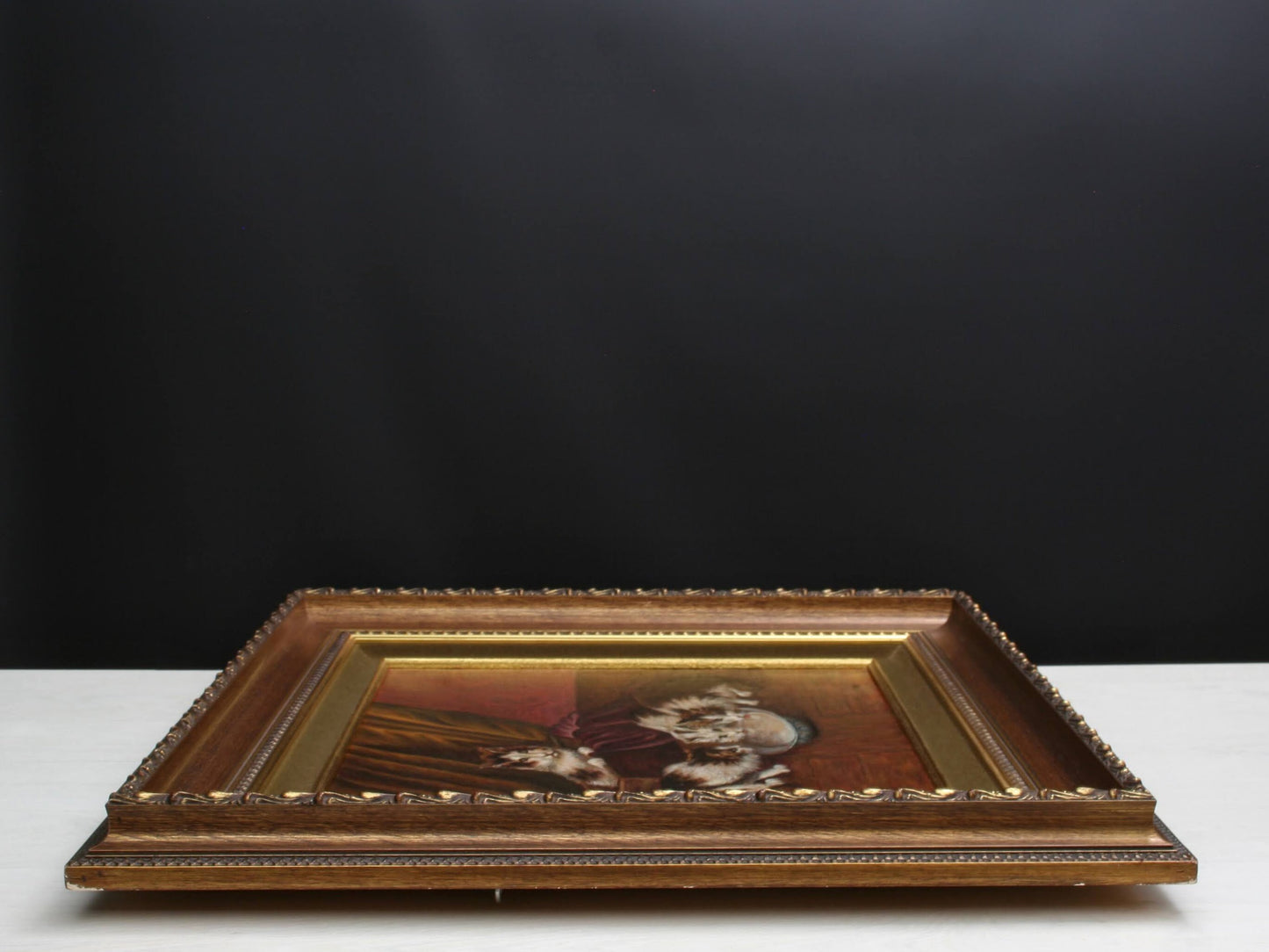 Cat Painting, Original Artwork | Gift For Cat Lovers, Vintage Painting