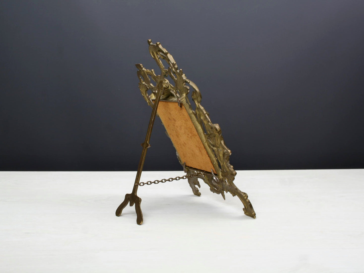 Brass Picture Frame / Antique Photo Frame | Table Top Decor- Old Picture Frame