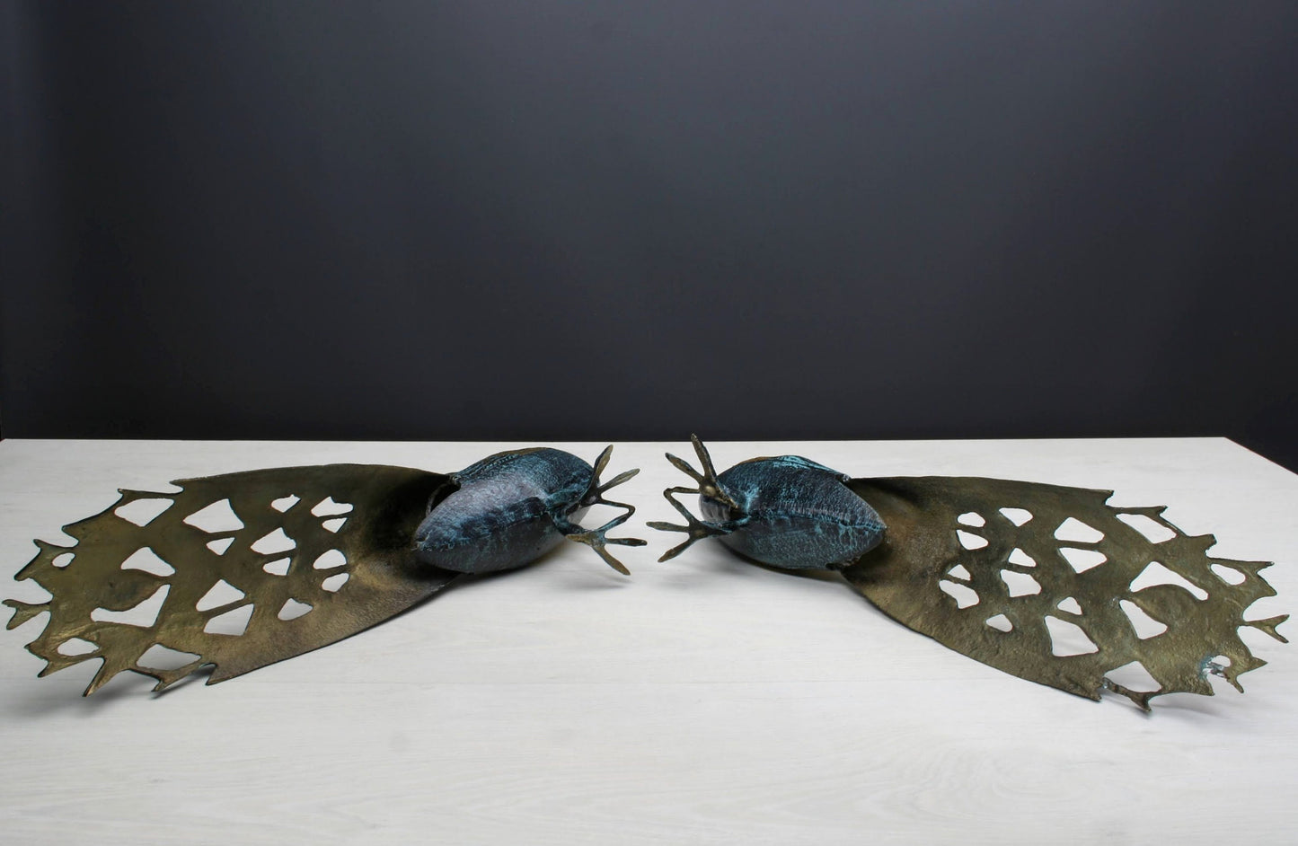 Stunning Brass Peacock Bird Figurines | Collectible -Peacock Decor