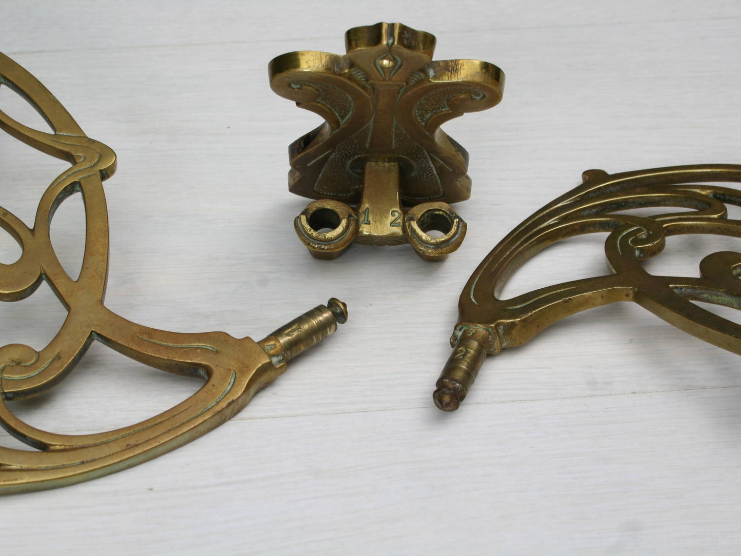 French Antique-Candle Wall Sconces | Candle Stick Holders- Vintage Home Decor