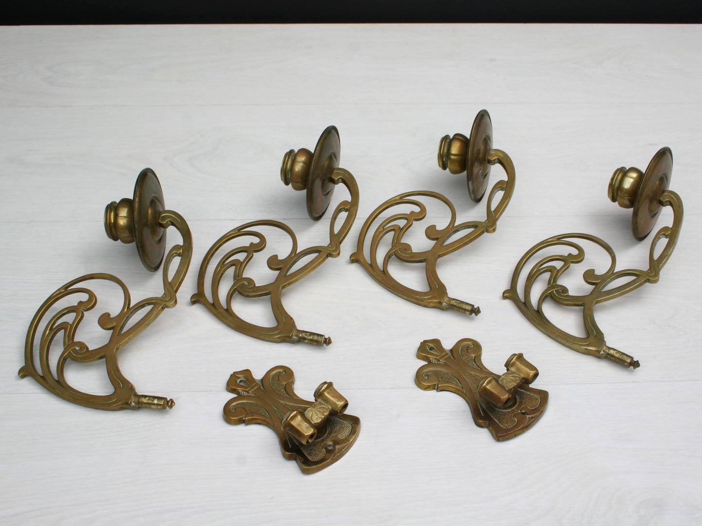 French Antique-Candle Wall Sconces | Candle Stick Holders- Vintage Home Decor