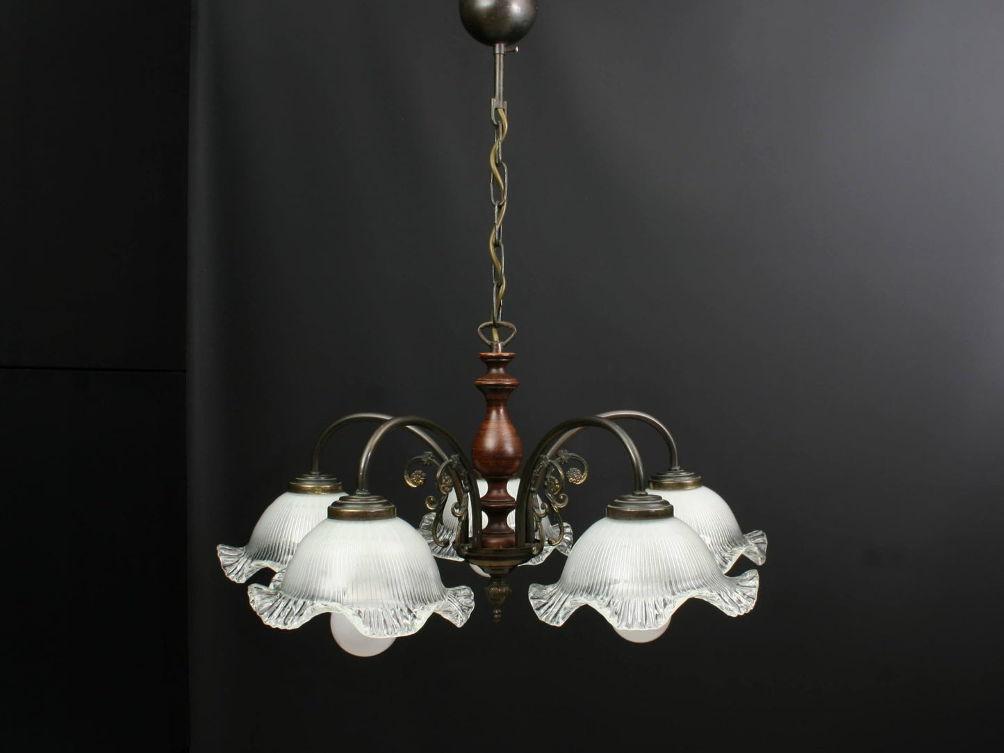 Hanging Light / Vintage Chandelier | Vintage Decor- Entryway Lighting
