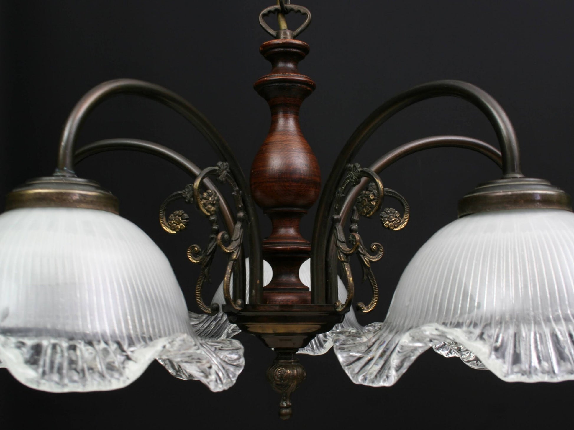 Hanging Light / Vintage Chandelier | Vintage Decor- Entryway Lighting