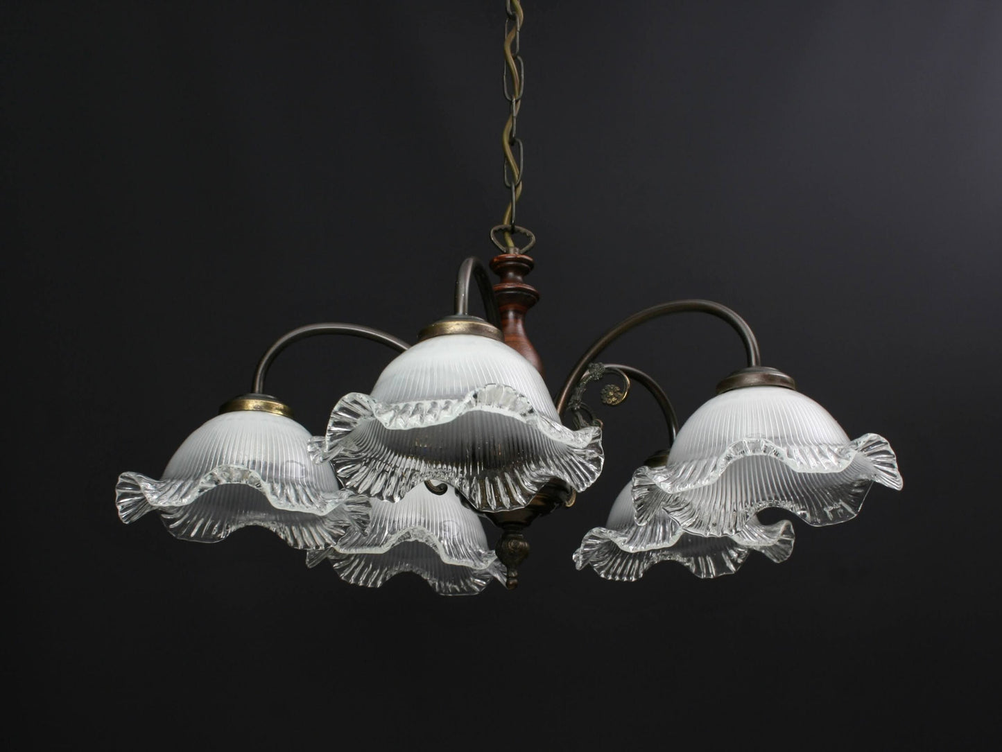 Hanging Light / Vintage Chandelier | Vintage Decor- Entryway Lighting