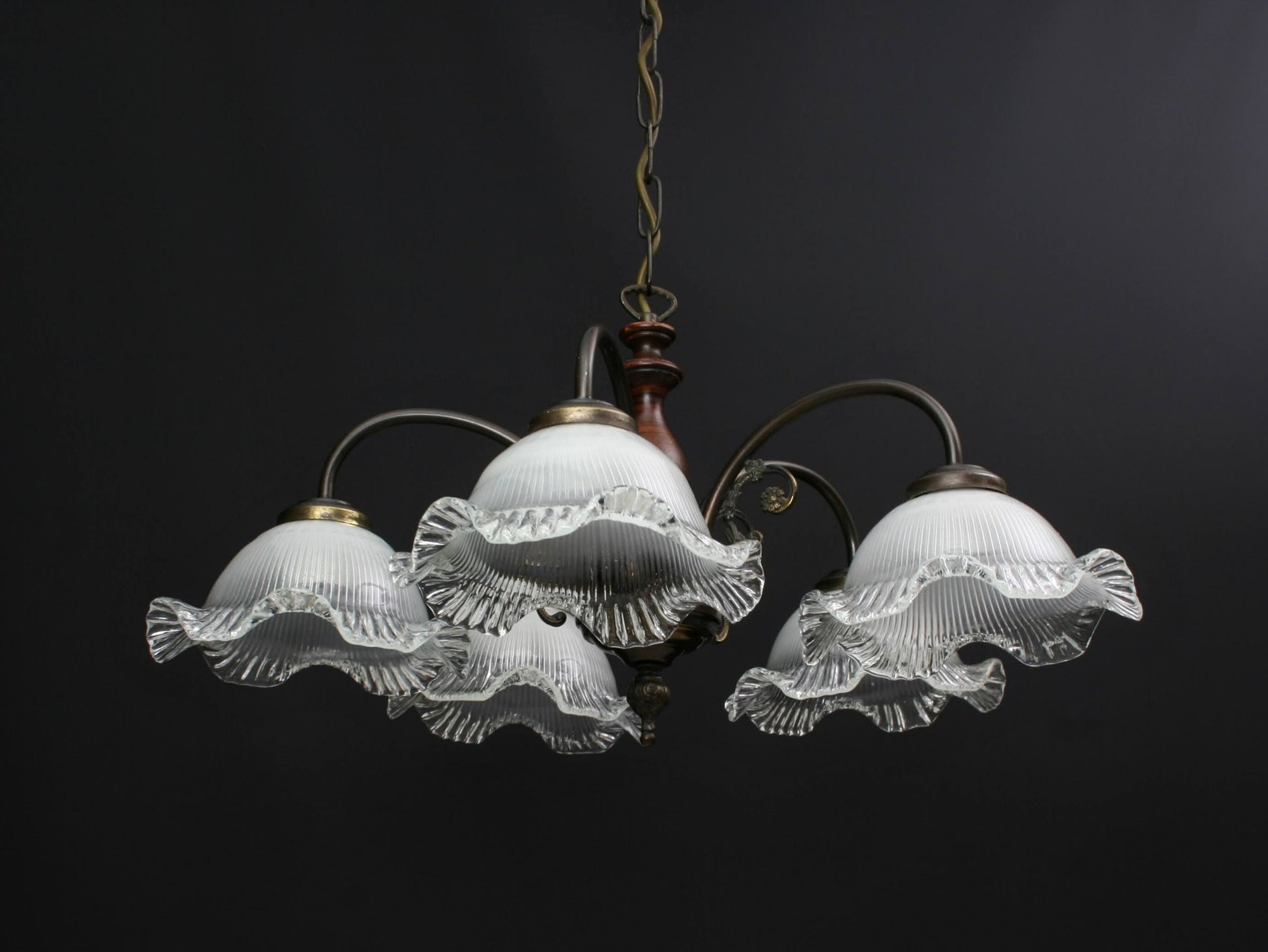 Hanging Light / Vintage Chandelier | Vintage Decor- Entryway Lighting