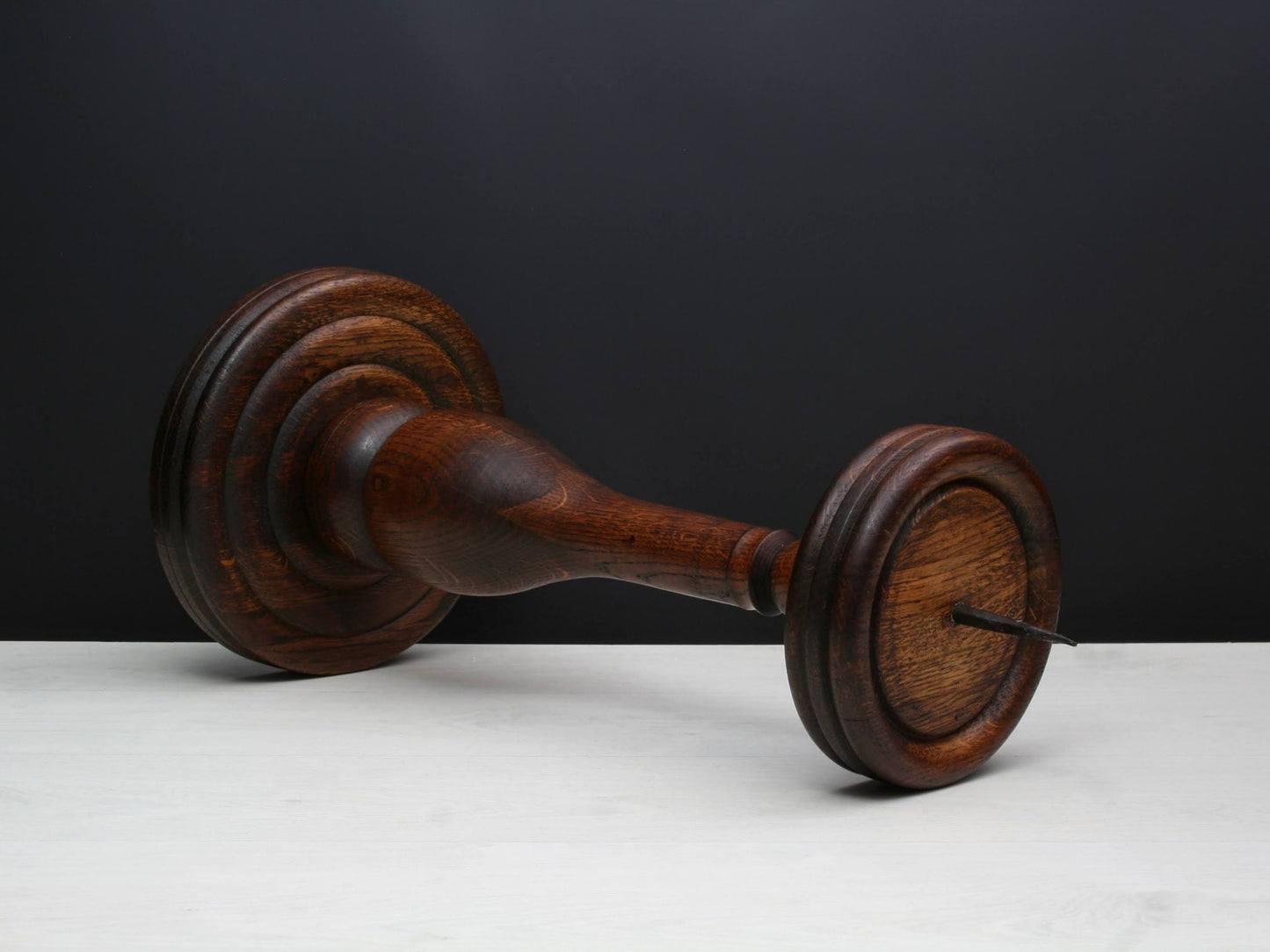 Large Wooden Candle Holder | Vintage Home Decor-Candle Stick Holder | Church Decor