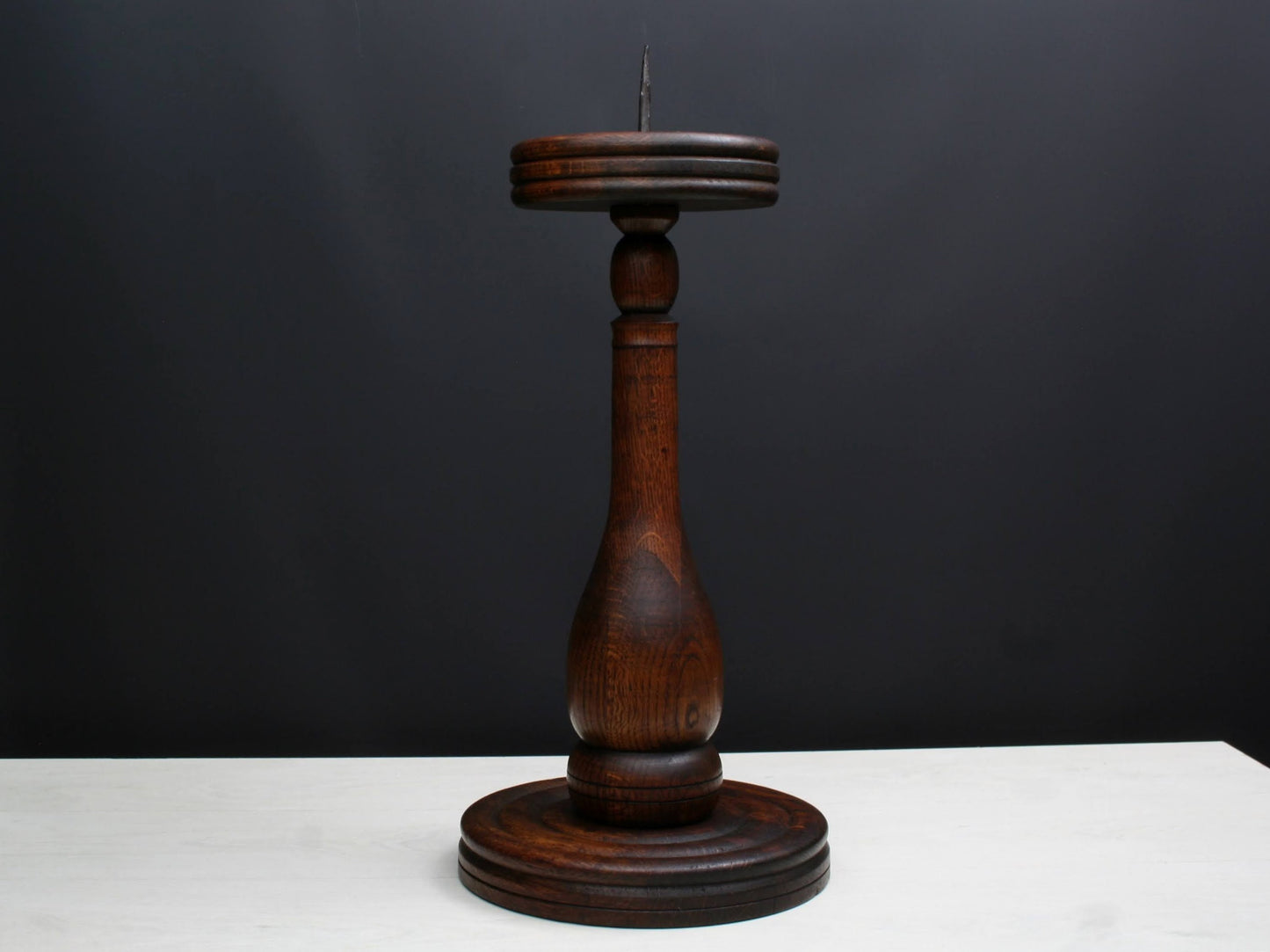 Large Wooden Candle Holder | Vintage Home Decor-Candle Stick Holder | Church Decor