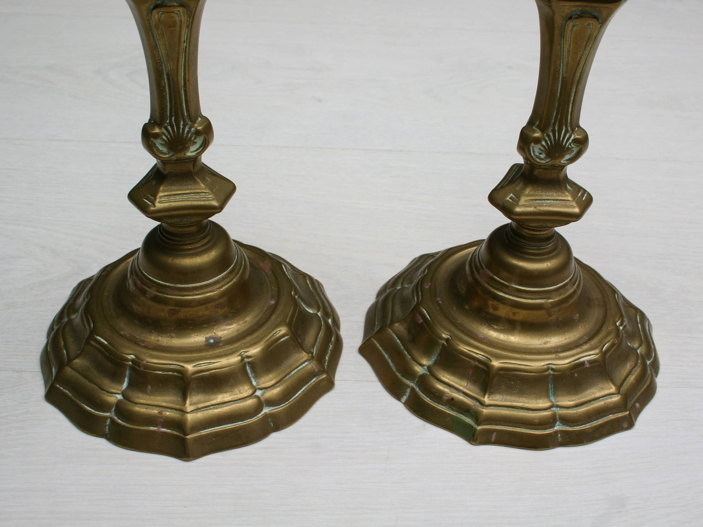 Brass Candle Holder Set-Farmhouse Decor | Candle Stick Holders-Country Home Decor