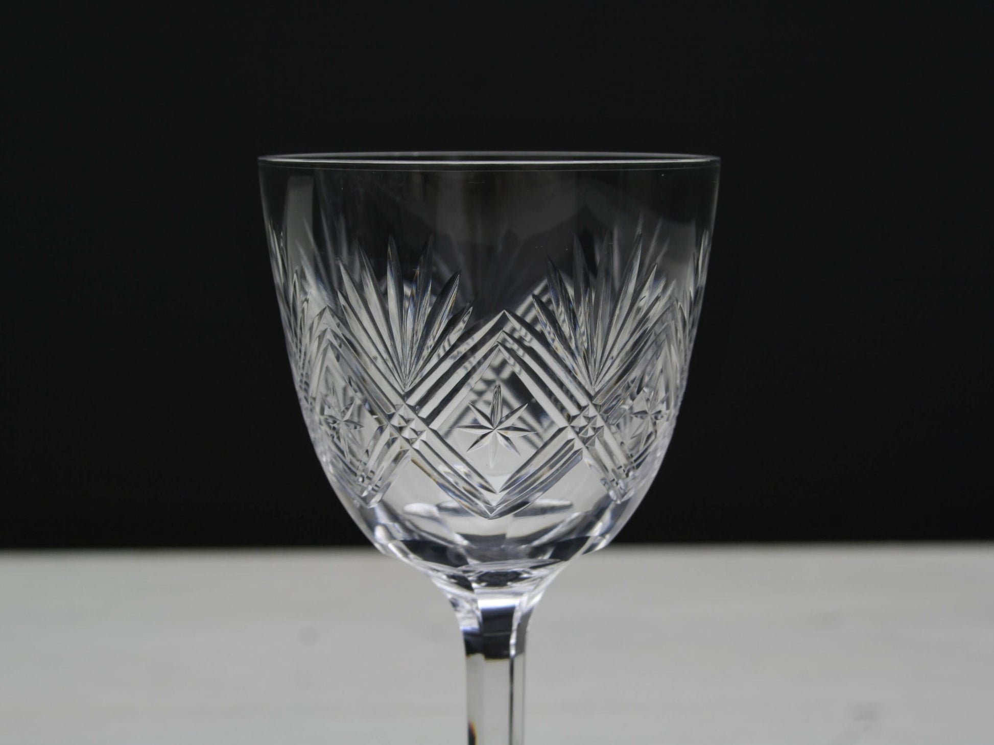 Cut Crystal Glasses Set of 8, Napoleon 3 | Liquor Glasses,Whiskey Glasses | Barware Set