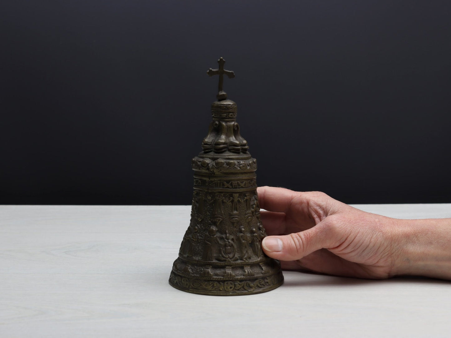 French Antique Bell, Perfect Hand bell | Table Bell- Vintage Home Decor