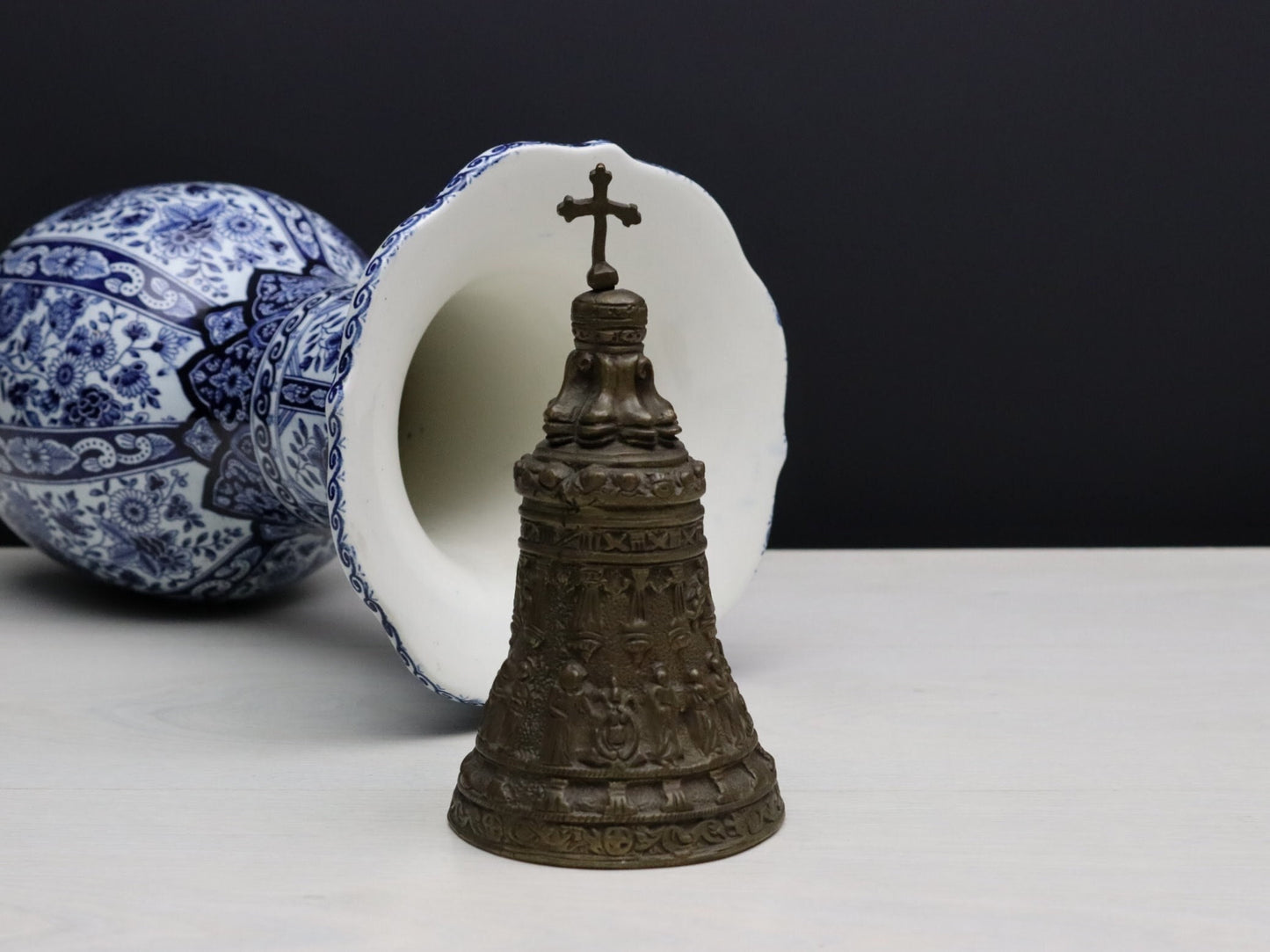 French Antique Bell, Perfect Hand bell | Table Bell- Vintage Home Decor