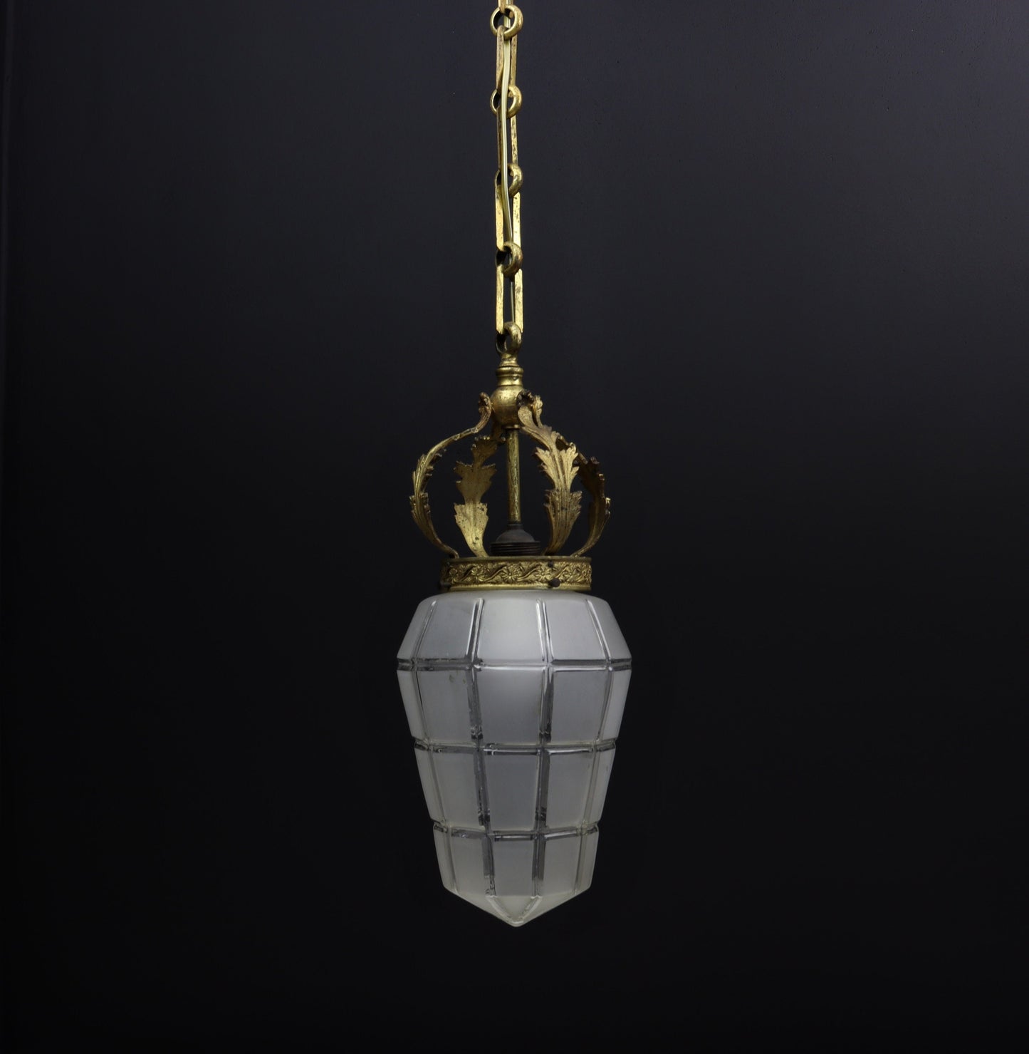 Antique Brass Pendant Light | Lighting Fixture for Modern or Vintage Home Decor