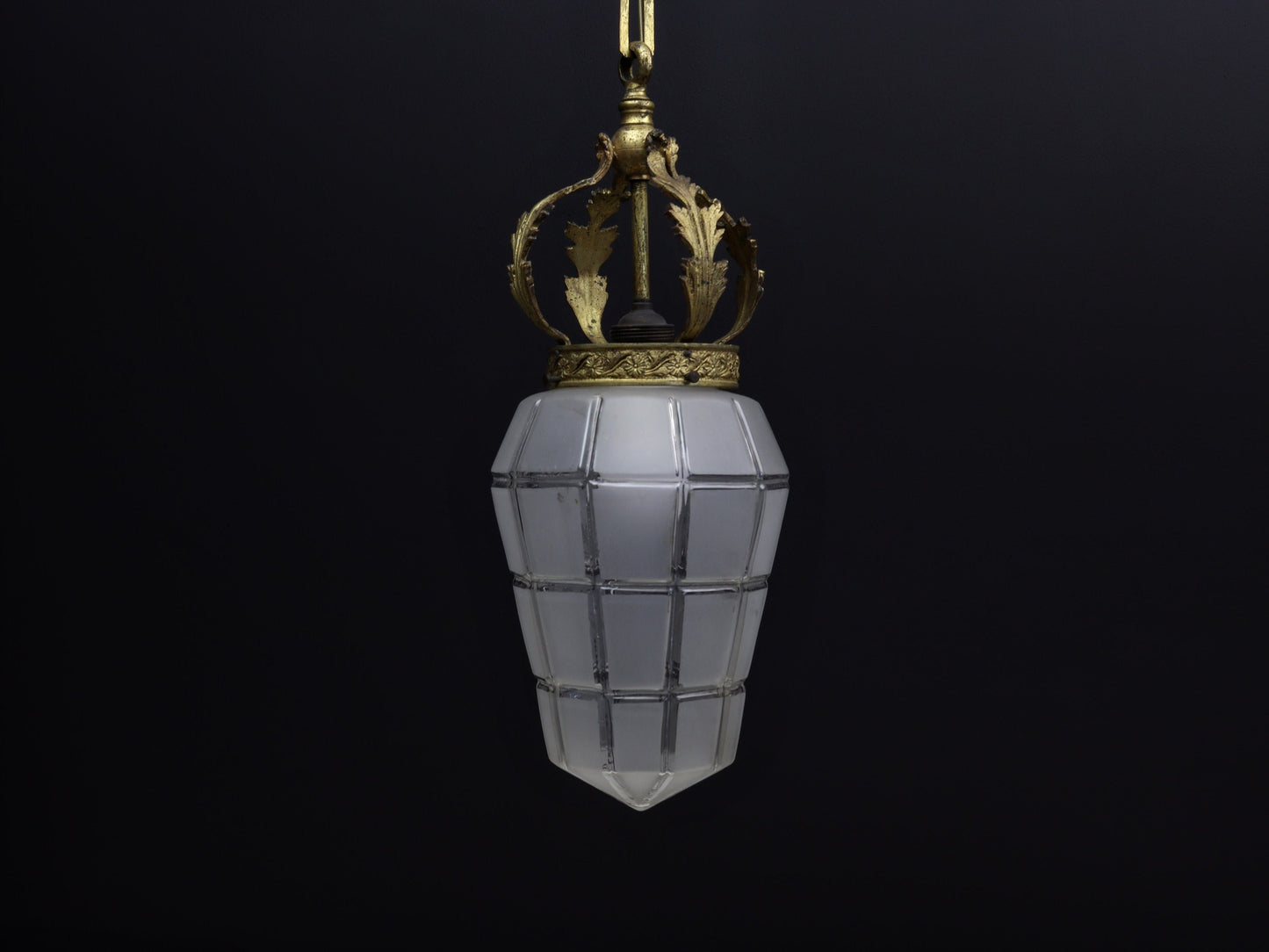 Antique Brass Pendant Light | Lighting Fixture for Modern or Vintage Home Decor