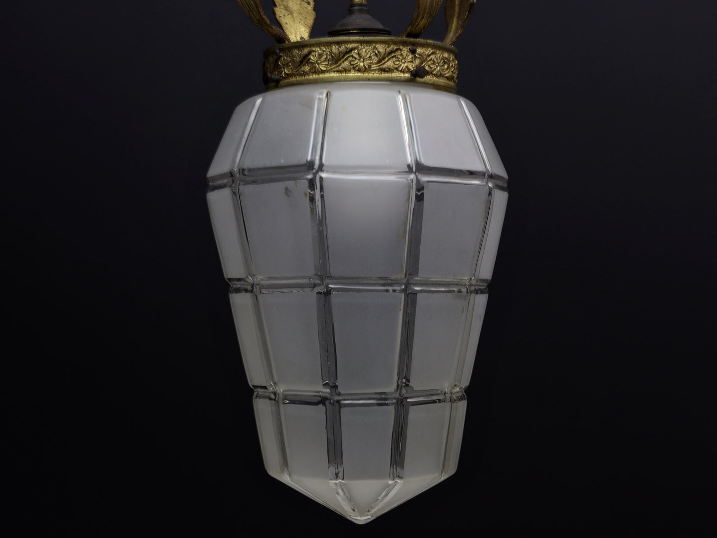 Antique Brass Pendant Light | Lighting Fixture for Modern or Vintage Home Decor