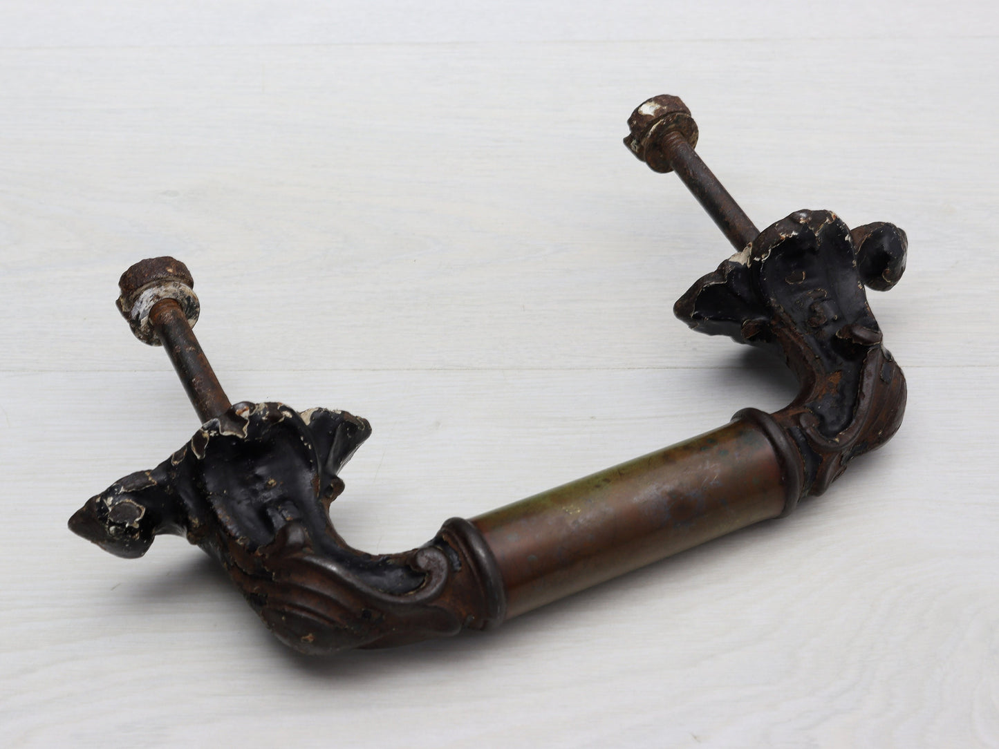 French Antique Door Pull | French Country Style-Rustic Door Hardware | Vintage Decor