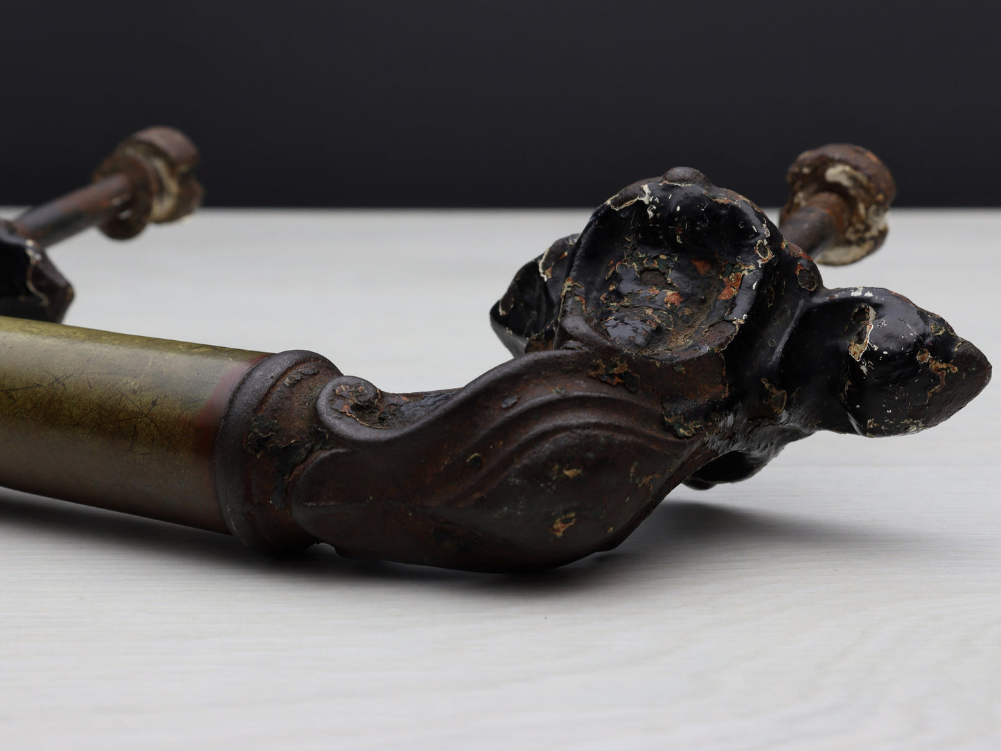 French Antique Door Pull | French Country Style-Rustic Door Hardware | Vintage Decor