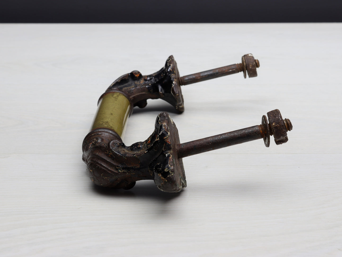 French Antique Door Pull | French Country Style-Rustic Door Hardware | Vintage Decor