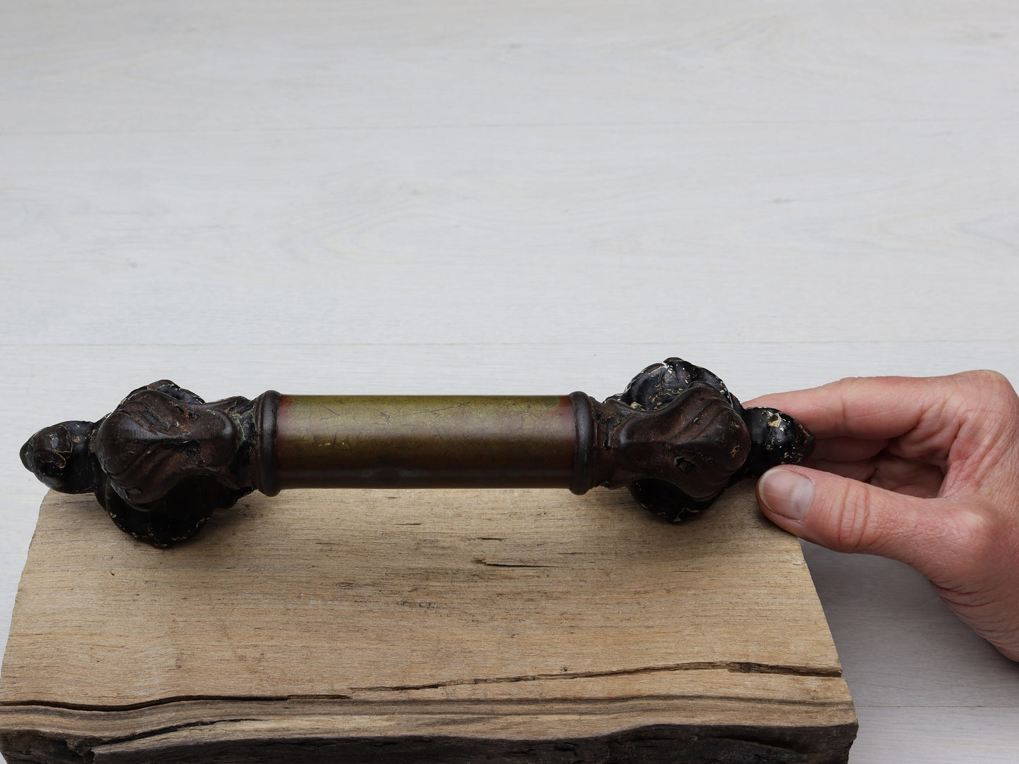 French Antique Door Pull | French Country Style-Rustic Door Hardware | Vintage Decor