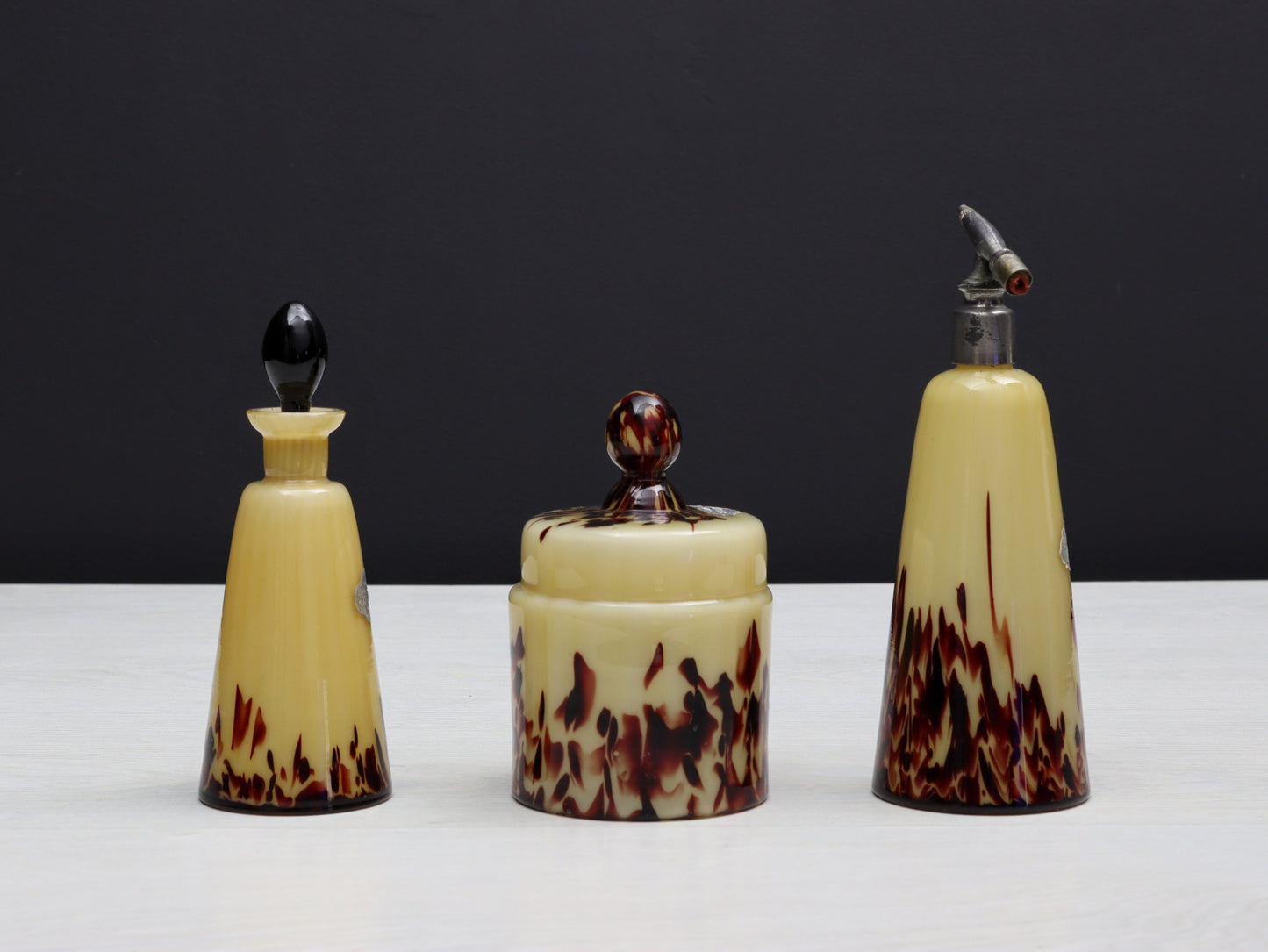 Elegant Vanity Set -Bathroom Decor | Unique Gift Idea-Perfume Bottles & Jewelry Storage