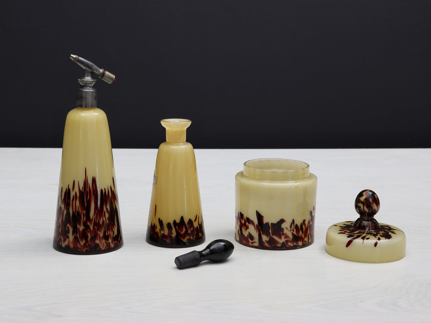Elegant Vanity Set -Bathroom Decor | Unique Gift Idea-Perfume Bottles & Jewelry Storage