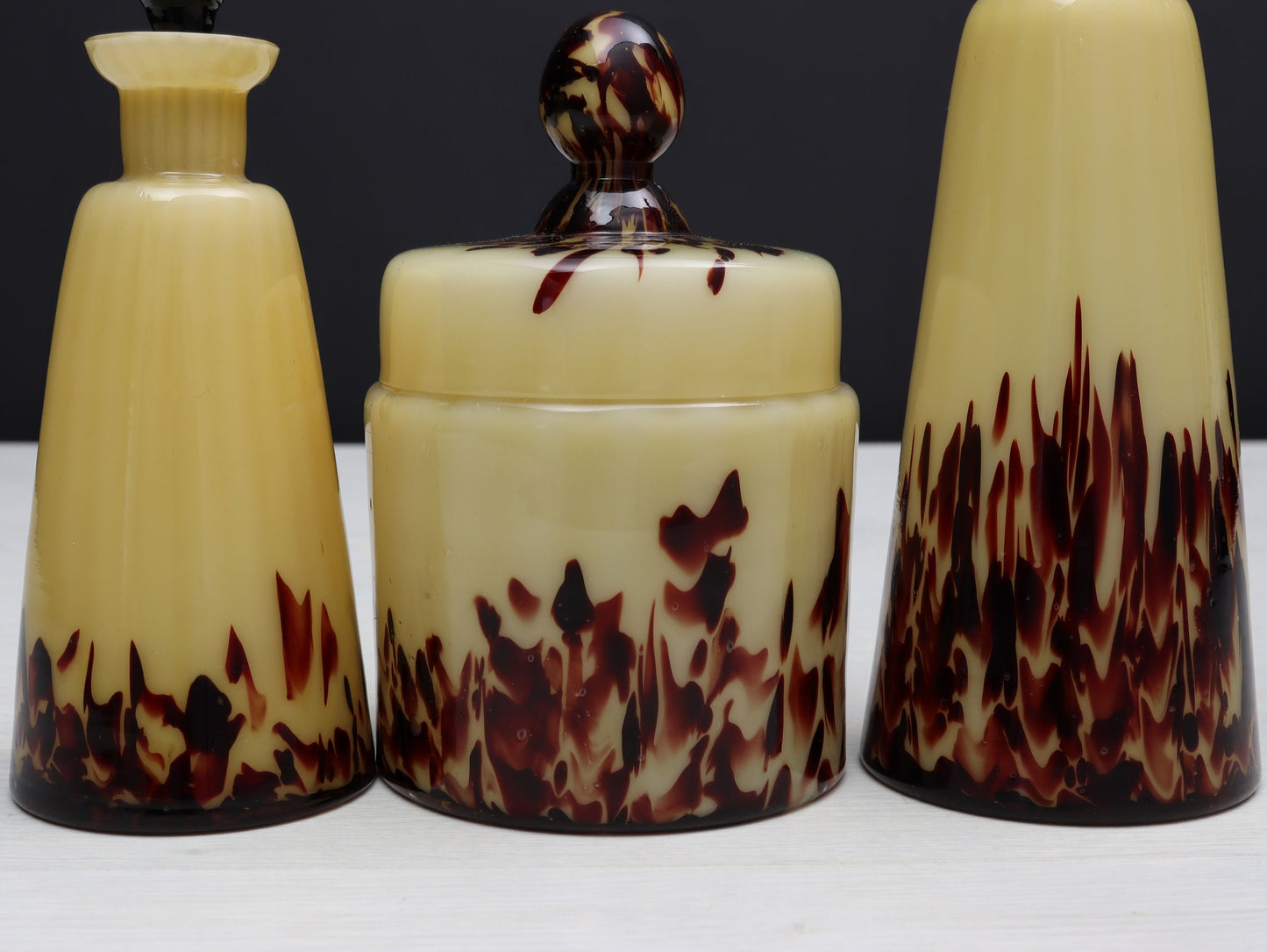 Elegant Vanity Set -Bathroom Decor | Unique Gift Idea-Perfume Bottles & Jewelry Storage