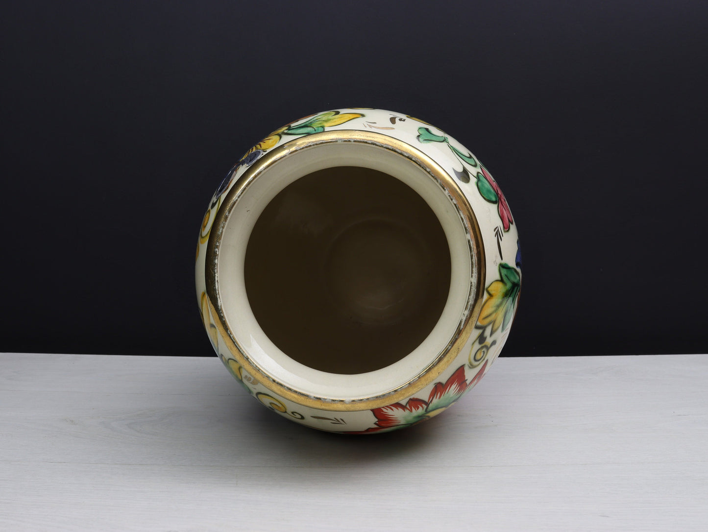 Large Flower Vase | H.BEQUET QUAREGNON | Vintage Vase