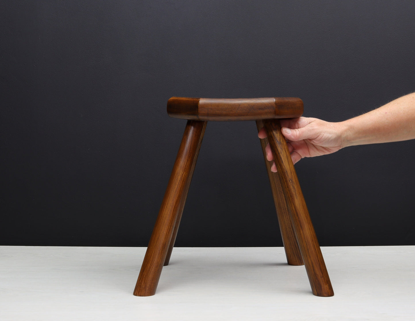 Farmhouse Decor Wooden Milking Stool-Wood Step Stool-Plant Stand | Entryway Decor