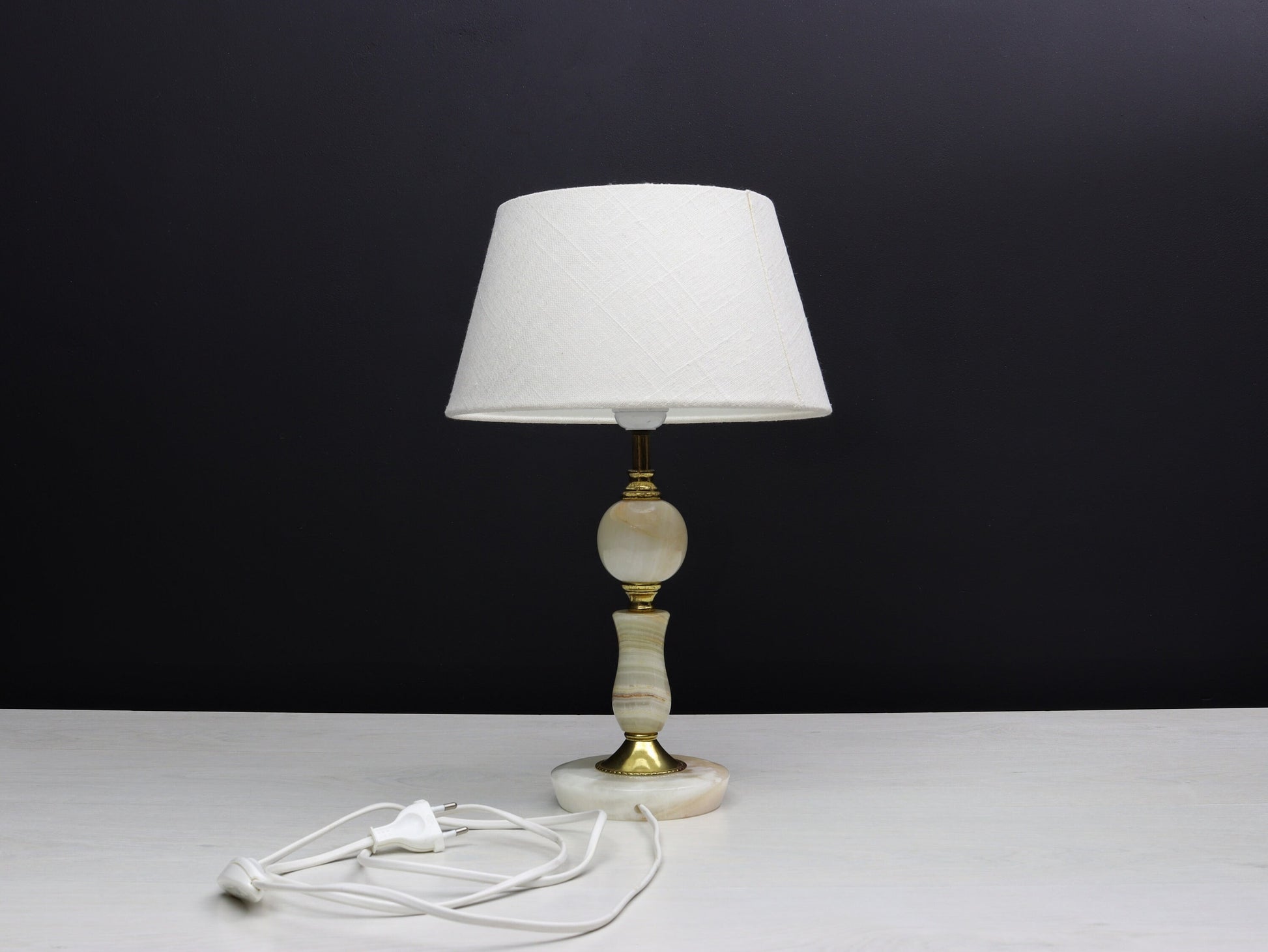 Elegant Vintage Lamp from Belgium: Ideal Bedside or Accent Lighting for Any Home Decor Style