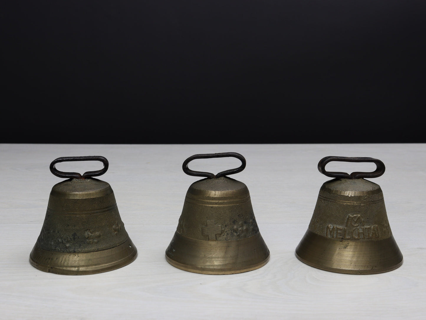 Swiss Vintage Brass Bells: A Timeless Accent for Modern Farmhouse Decor