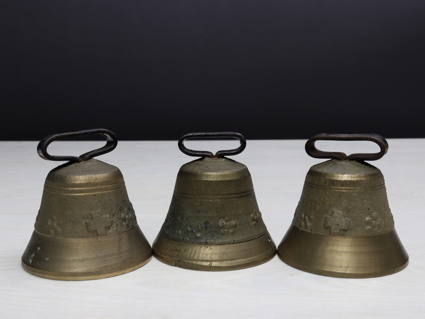 Swiss Vintage Brass Bells: A Timeless Accent for Modern Farmhouse Decor