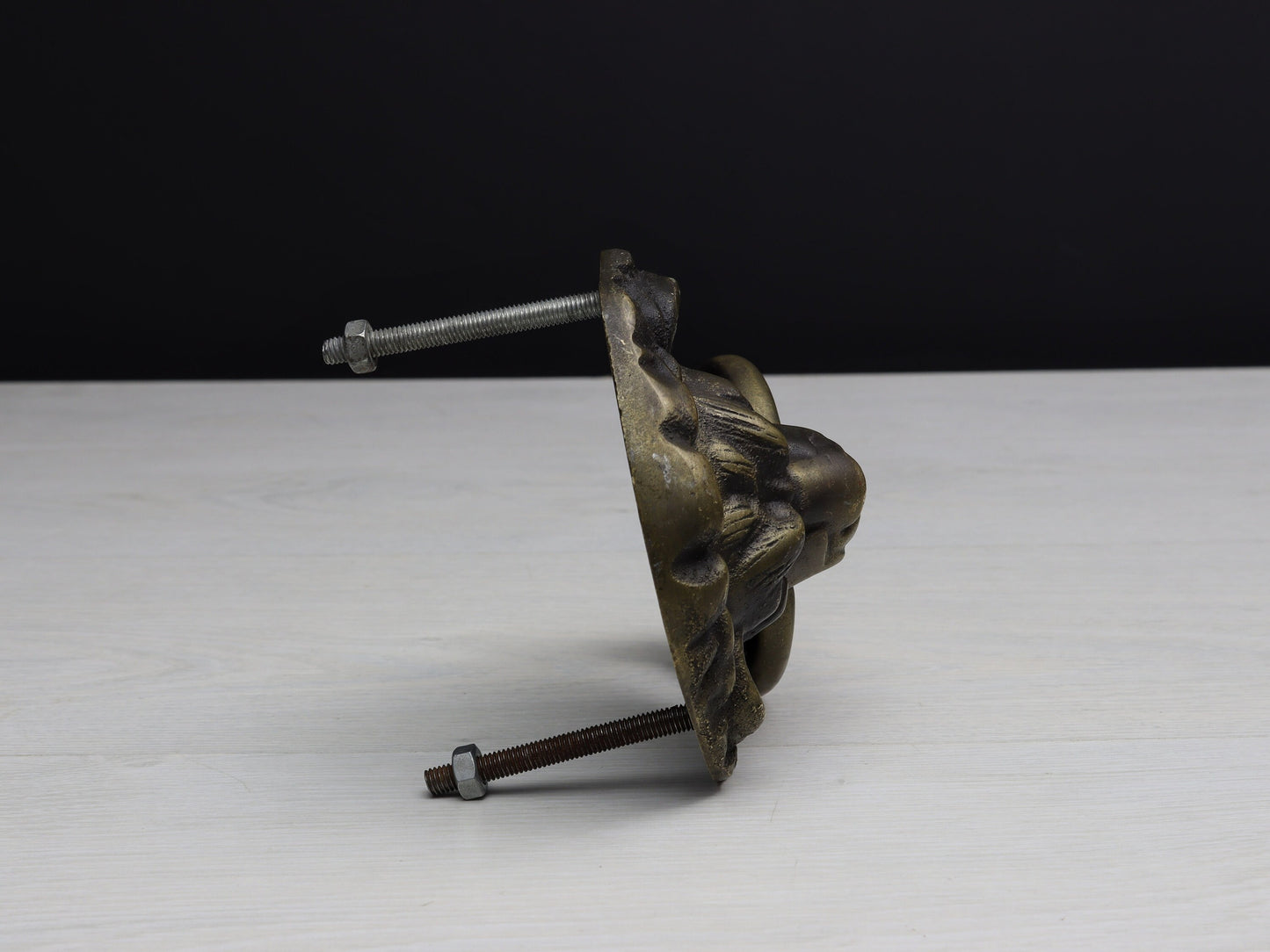 Vintage Brass Lion Door Knocker, Entry Door Hardware | Antique Door Knocker| Unique Gift Ideas