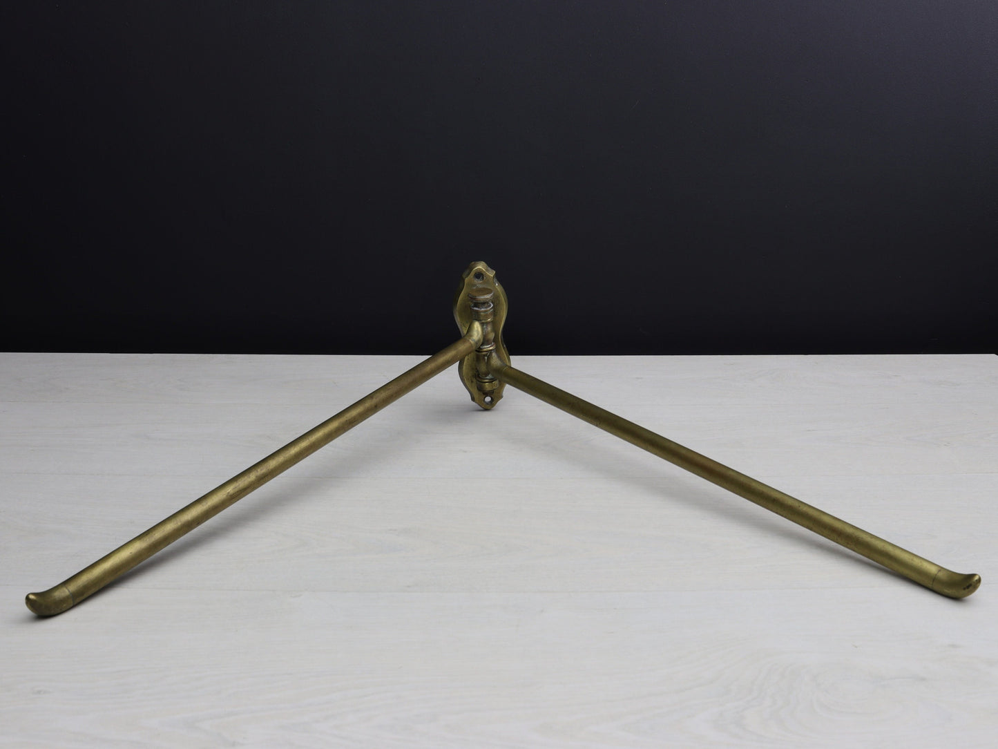 Unique Folding Hanger-Hanging Clothes Rack | Kitchen Towel Rack or Bath Towel Rack