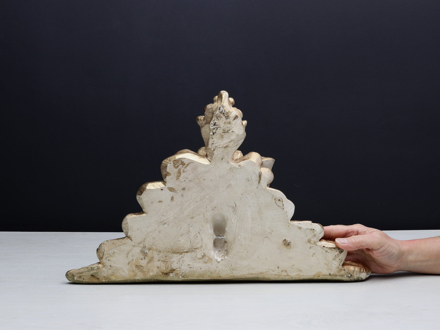 Elegant Cherub Decorative Shelf from Belgium | Vintage Wall Decor Shelf for modern or Vintage Home Decor