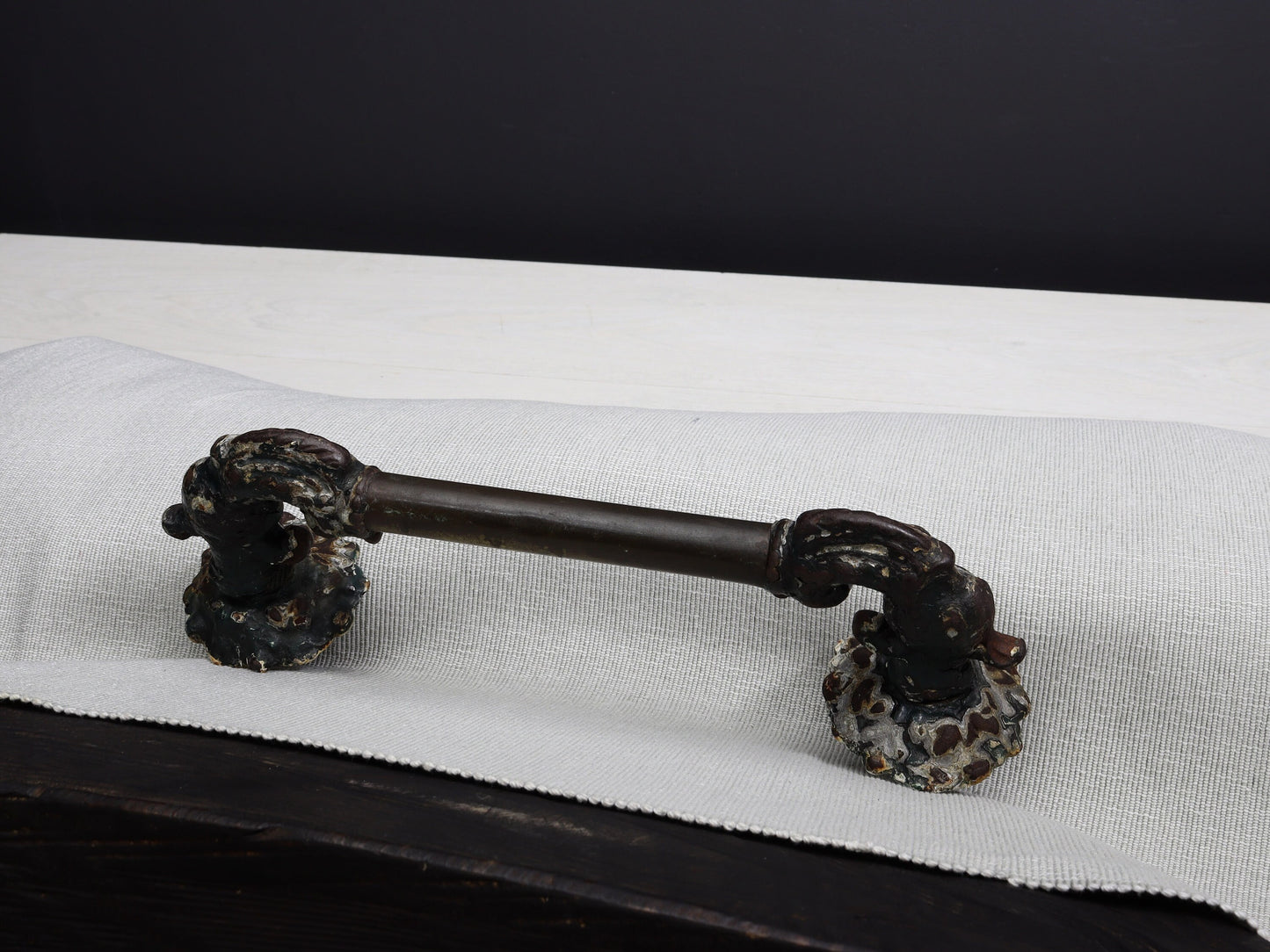 Antique Door Pull | French Country Style-Rustic Door Hardware