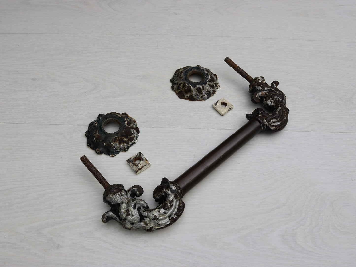 Antique Door Pull | French Country Style-Rustic Door Hardware
