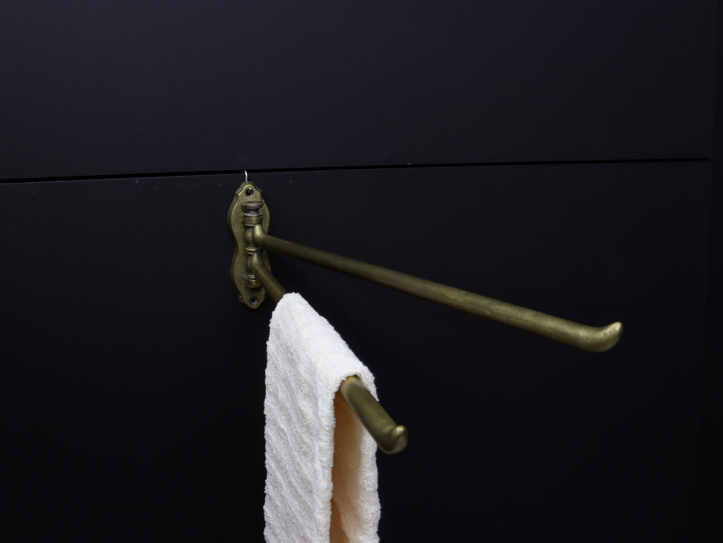 Unique Folding Hanger-Hanging Clothes Rack | Kitchen Towel Rack or Bath Towel Rack