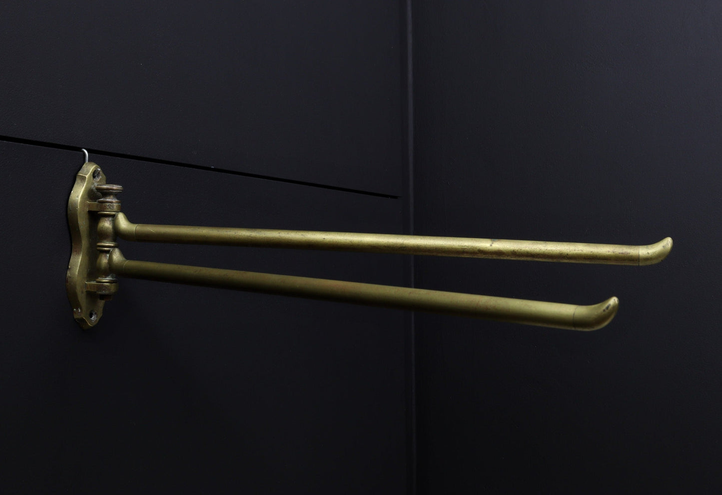 Unique Folding Hanger-Hanging Clothes Rack | Kitchen Towel Rack or Bath Towel Rack