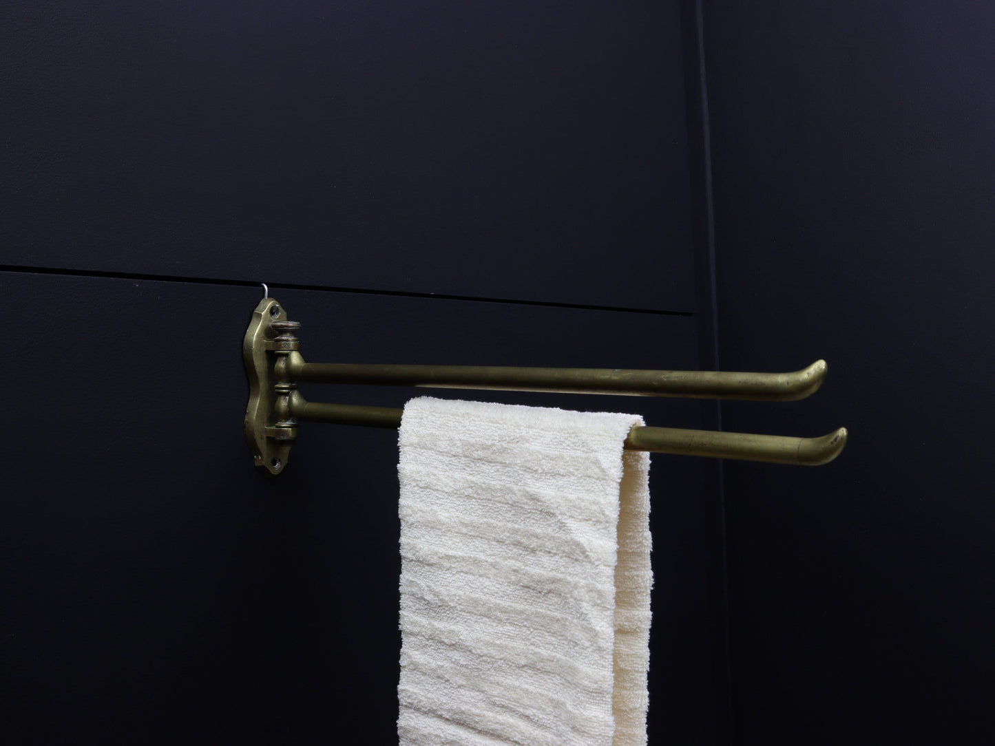 Unique Folding Hanger-Hanging Clothes Rack | Kitchen Towel Rack or Bath Towel Rack