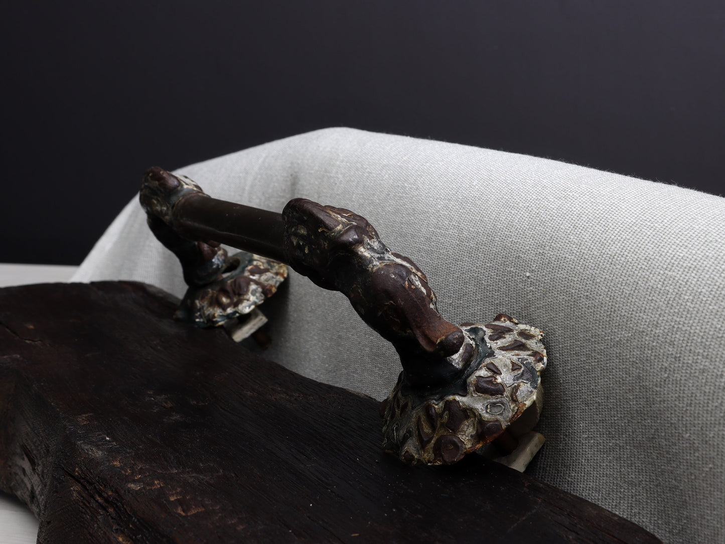 Antique Door Pull | French Country Style-Rustic Door Hardware