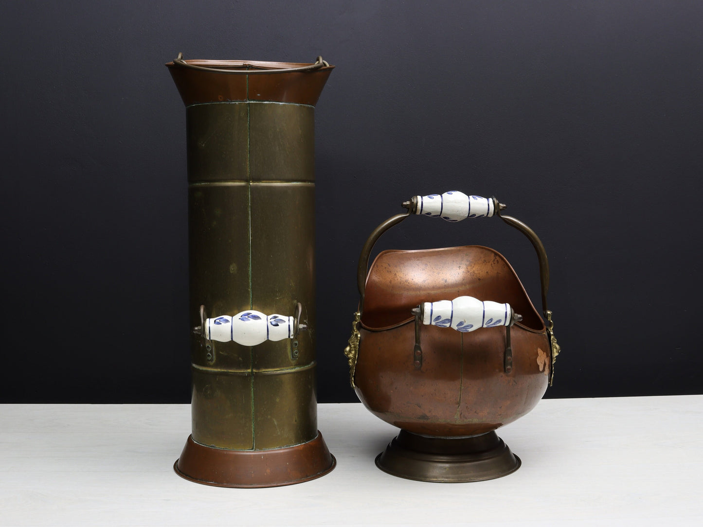 Unique plant holder and Umbrella Holder | Copper Kettles Vintage Home Decor | Unique Gift Ideas