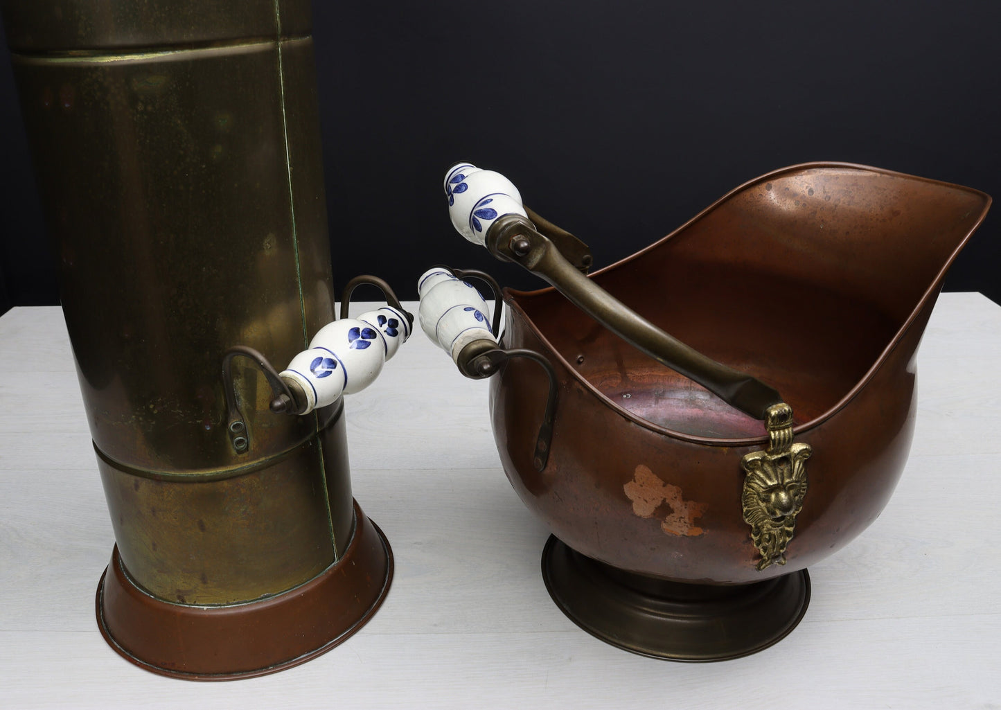 Unique plant holder and Umbrella Holder | Copper Kettles Vintage Home Decor | Unique Gift Ideas